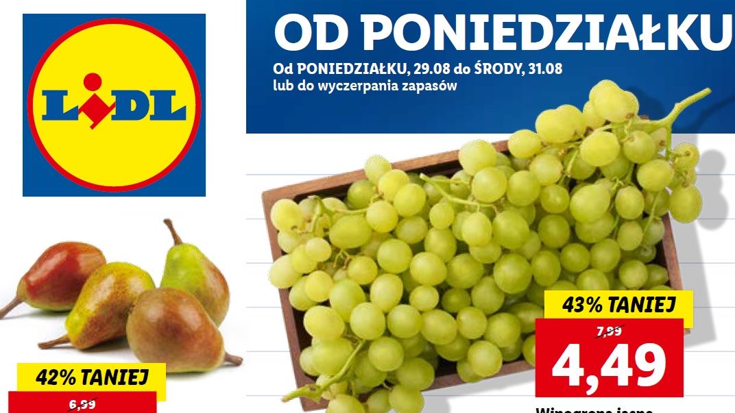Lidl gazetka od 29.08 22 - poniedziałku 29 sierpnia