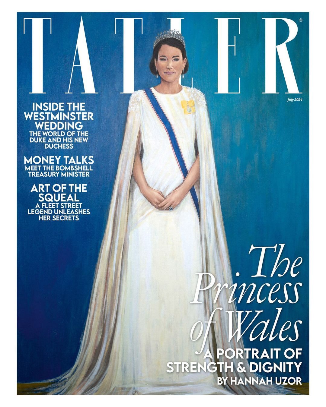 Duchess Kate on the cover of "Tatler" magazine