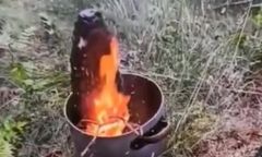 Wybuch koło Radomia. Policja publikuje niecodzienne nagranie