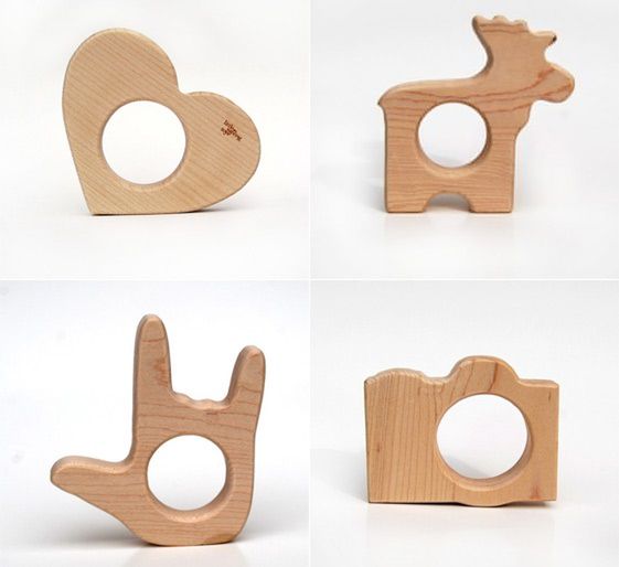 Japońskie gryzaki z drewna