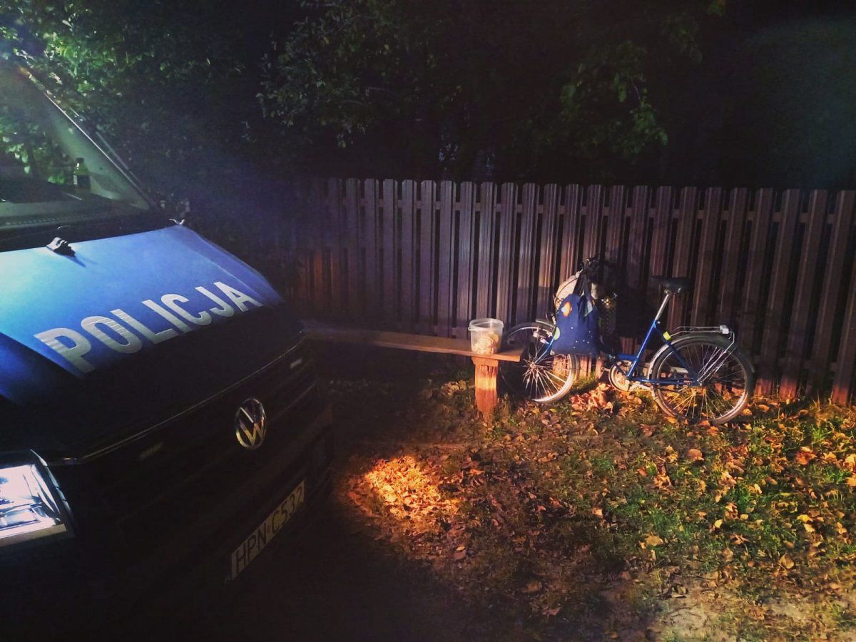 Gdańscy policjanci pomogli seniorce na Podlasiu
