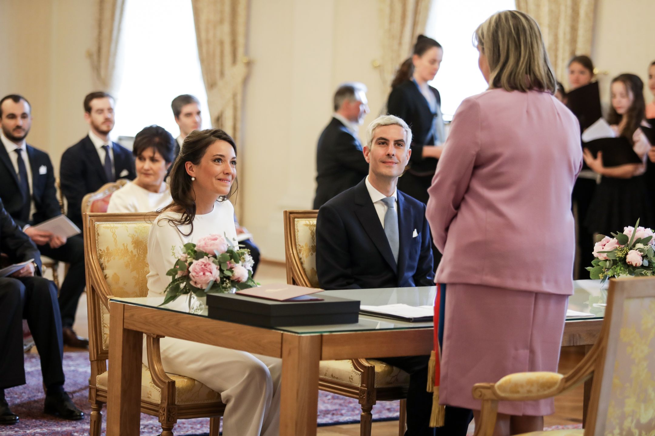 Cywilny ślub księżniczki Aleksandry i Nicolasa Bagory'ego