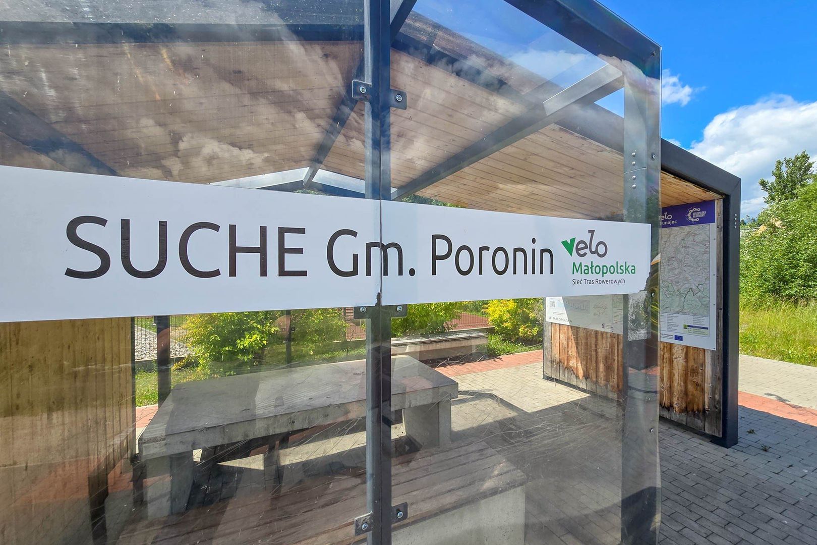 Przystanek rowerowy w Suchem