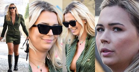 Sandra Kubicka w kusym wdzianku odsłania piersi "MACANE PRZEZ BARONA" (ZDJĘCIA)