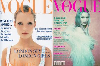 Ewolucja Kate Moss na okładkach "Vogue'a"! (DUŻO ZDJĘĆ!)