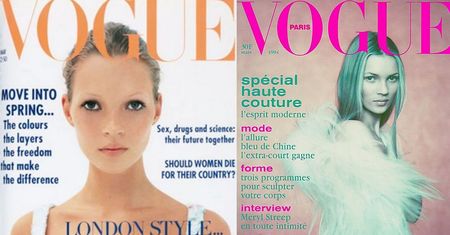 Ewolucja Kate Moss na okładkach "Vogue'a"! (DUŻO ZDJĘĆ!)