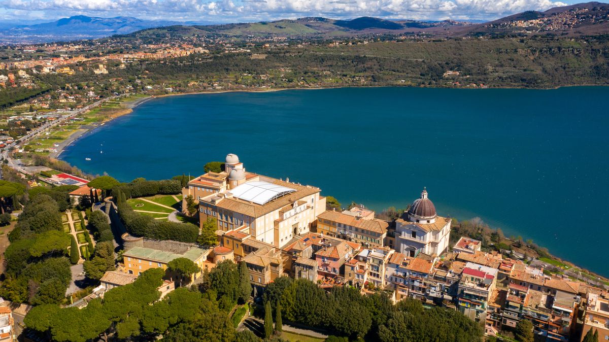 Widok na Castel Gandolfo