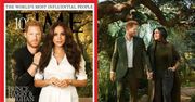 WYPRASOWANI książę Harry i Meghan Markle pozdrawiają z okładki "Time"(ZDJĘCIA)