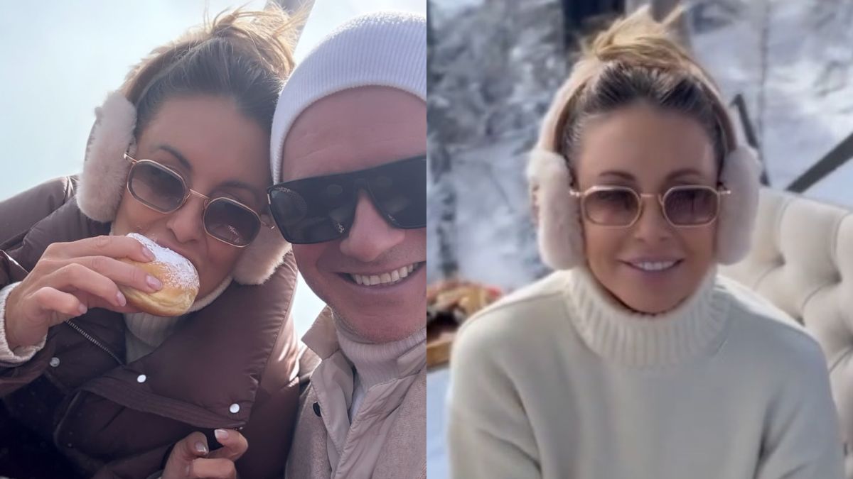 Małgorzata Rozenek świętuje tłusty czwartek w Szwajcarii