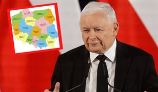 Zmiany na mapie Polski? Wyraźna sugestia prezesa PiS
