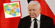 Zmiany na mapie Polski? Wyraźna sugestia prezesa PiS