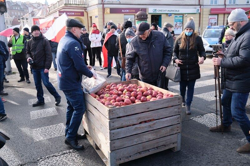 protest rolników agrounia lublin