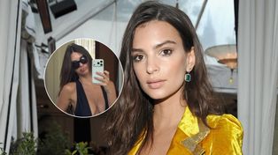 Emily Ratajkowski znowu poszła na całość. Głębokie wycięcia odsłoniły niemal wszystko [ZDJĘCIE]