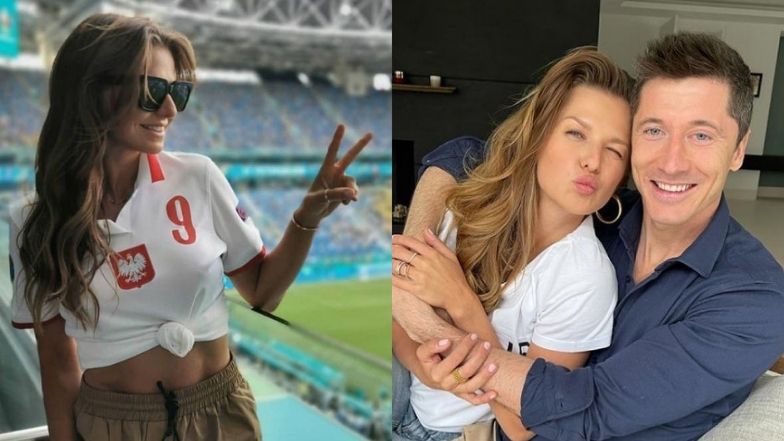 Euro 2020. Anna Lewandowska dziękuje piłkarzom po meczu Polska - Szwecja i wspiera Roberta