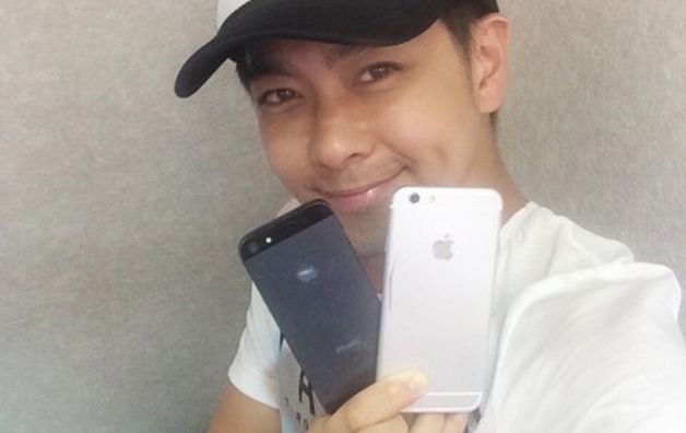 Czekasz na iPhone'a 6? Gwiazda z Tajwanu już się z nim lansuje