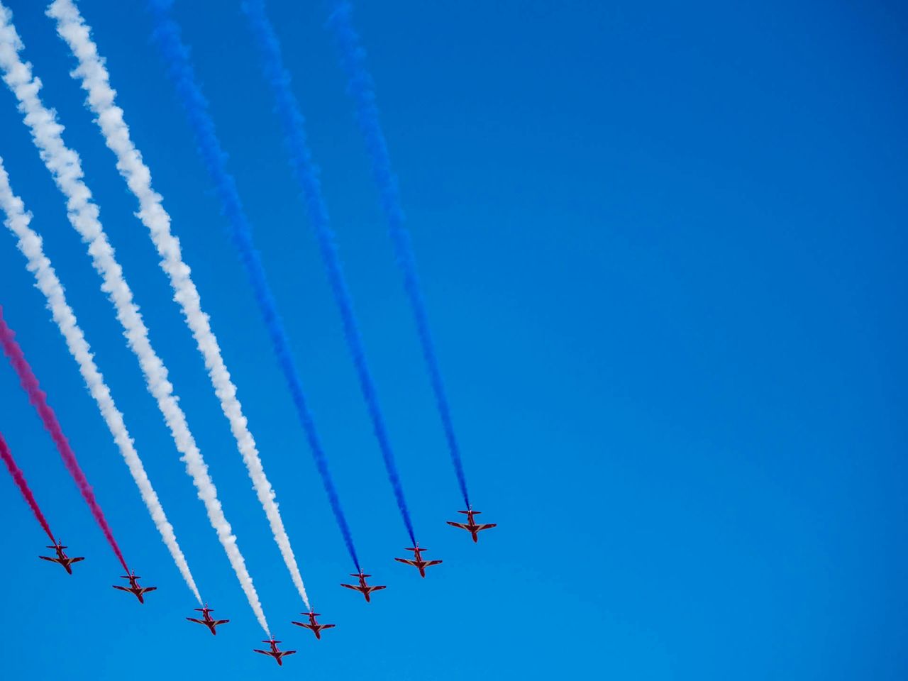 Red Arrows nad Goodwood Festival of Speed