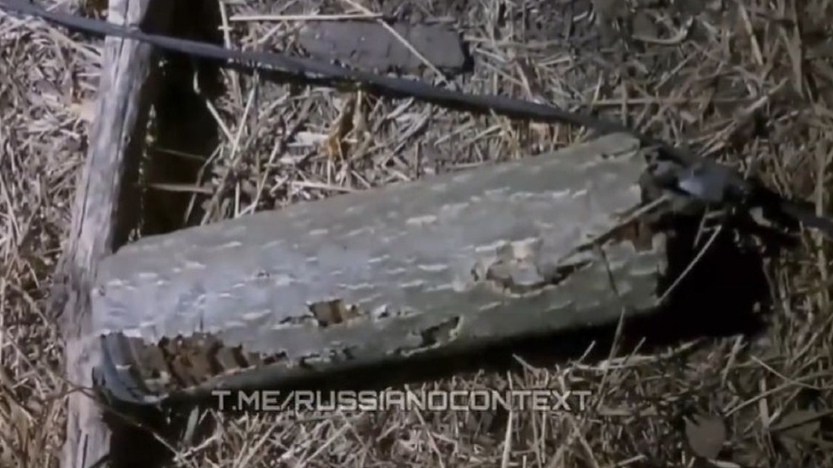 Dron jako drewniana kłoda.