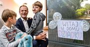 Stęskniony Donald Tusk wrócił do rodziny: "Równo STO DNI trwała nasza rozłąka"