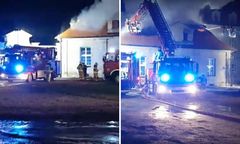 Ogromny pożar w Wielkopolsce. Płonął pałac