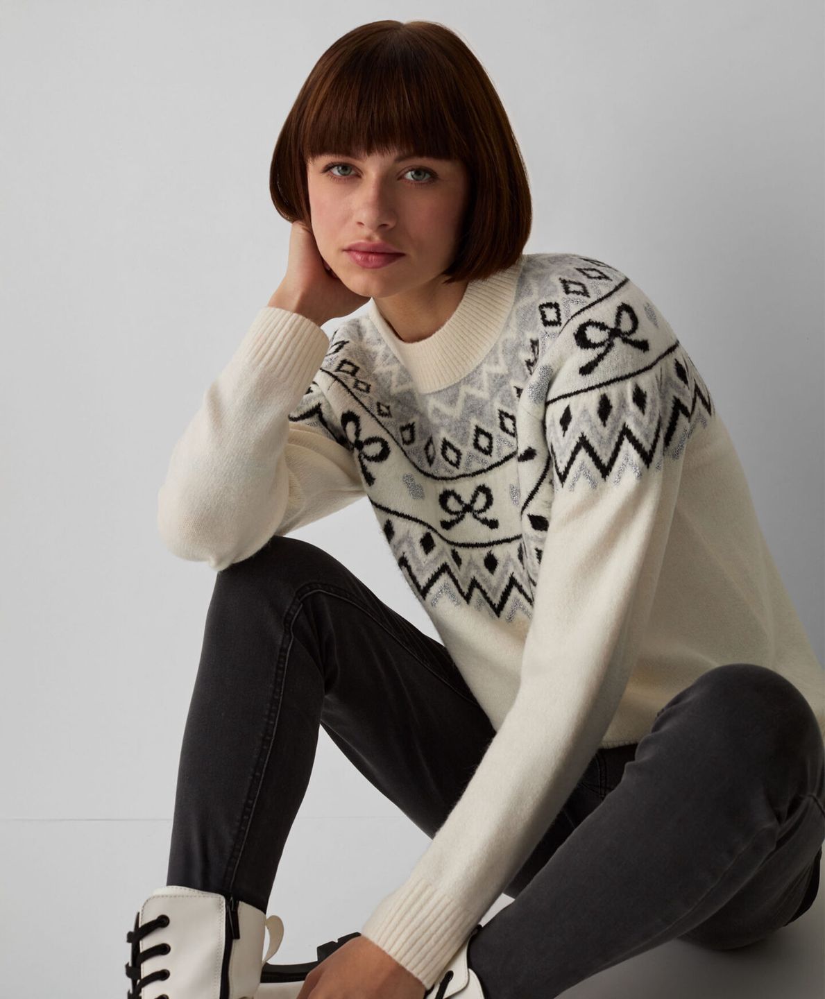 Sweter w stylu skandynawskim z Pepco