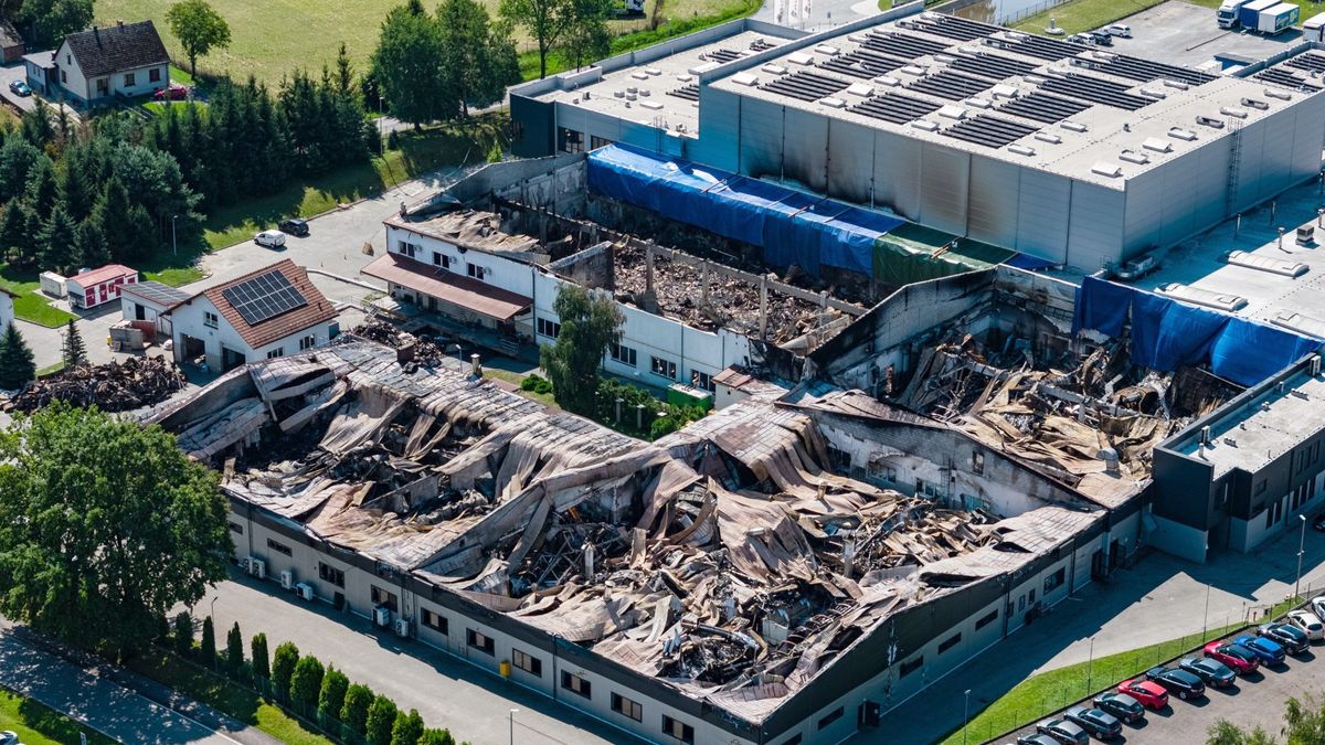 Tak wygląda zakład Aksamu po pożarze