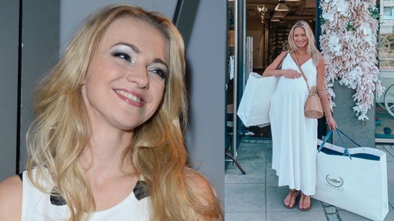 Ciężarna Barbara Kurdej-Szatan relacjonuje zakupy