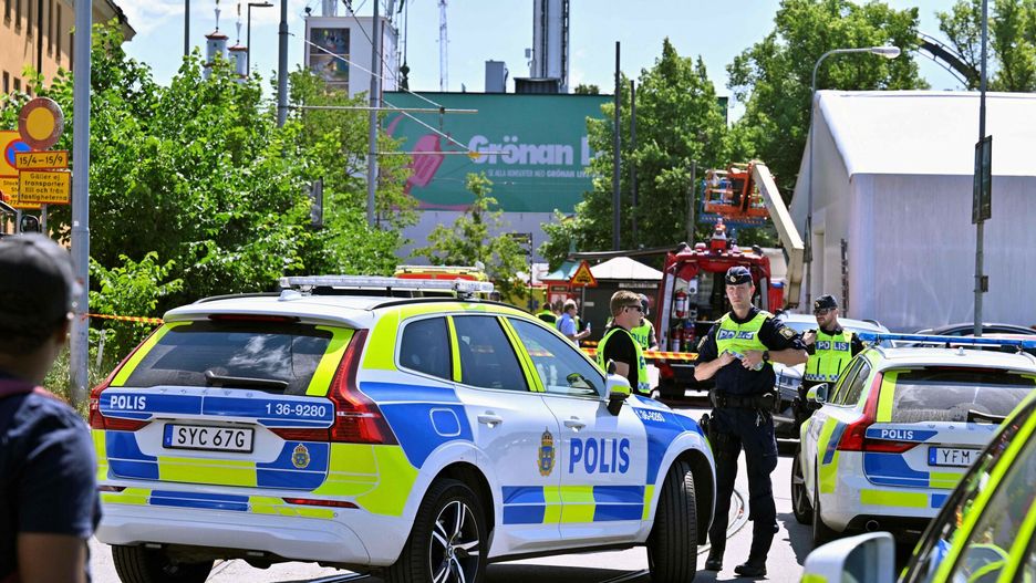 Wypadek z kolejką górską w parku rozrywki Grona Lund