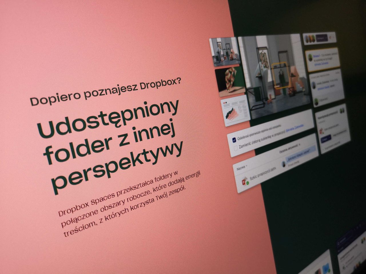 Dropbox Spaces to udostępnione folder w "nowym wydaniu", fot. Oskar Ziomek
