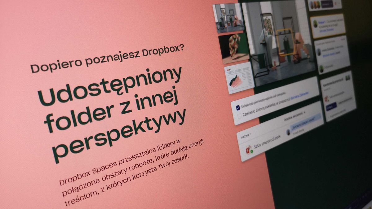 Dropbox Spaces to udostępnione folder w "nowym wydaniu", fot. Oskar Ziomek