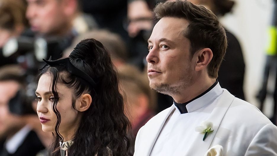 Piosenkarka Grimes i Elon Musk