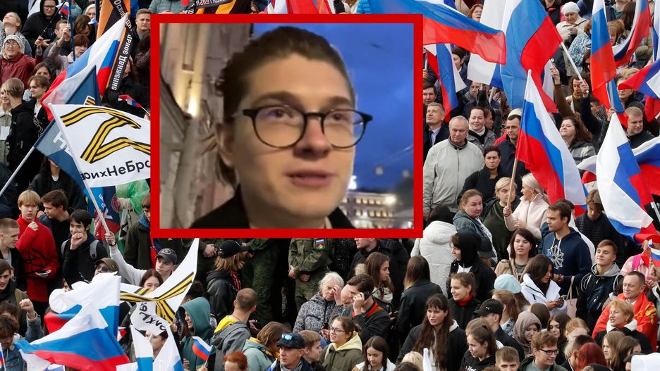 Bloger zaczepiony przez przechodnia w Sankt Petersburgu. W ostatnich dniach odbyła się tam manifestacja poparcia polityki Putina
