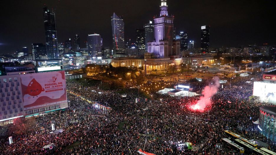 "Marsz na Warszawę" i protest Strajku Kobiet. To już rok od olbrzymiej manifestacji 