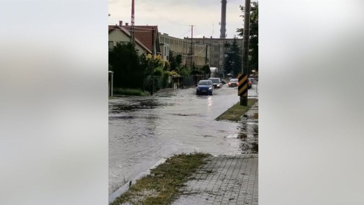 Ulica zamieniła się w jezioro. Sieć Obserwatorów Burz pokazała