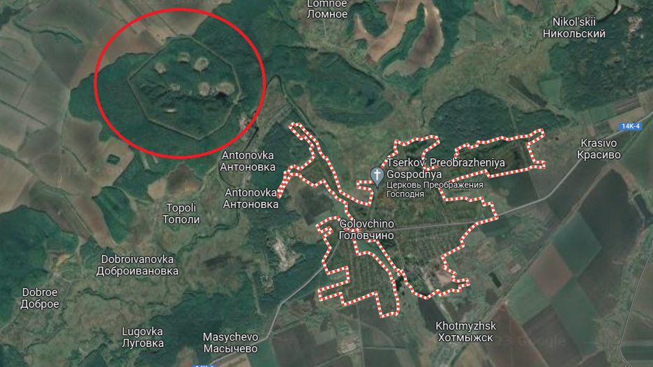 Grajworon, na którego teren weszli rosyjscy rebelianci, znajduje się tylko 10 km od ewakuowanych składów amunicji
