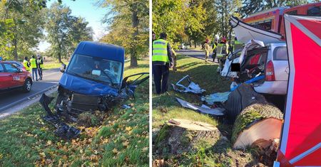 Tragiczny wypadek na łuku drogi. 28-latek zginął na miejscu