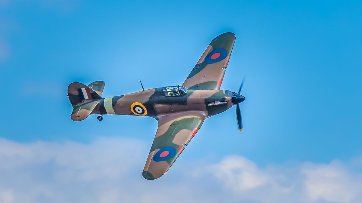 W trakcie pokazów lotniczych rozbił się myśliwiec Hawker Hurricane  (zdj. poglądowe)
