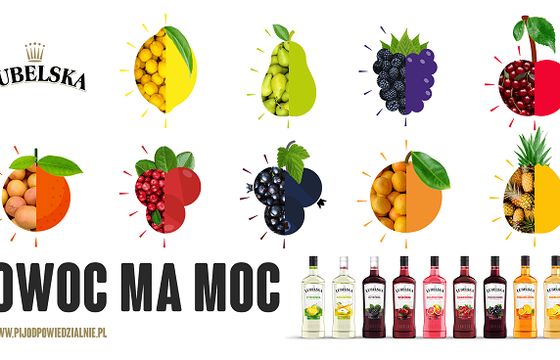„Owoc ma moc!” w kampanii nowych smaków wódki Lubelska