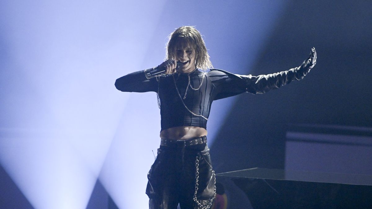 scena z: Jann, SK:, , fot. Kurnikowski/AKPA
eurowizja 2023, luty 2023, Tu bije serce Europy!, "Tu bije serce Europy!" - preselekcje Eurowizja 2023, Tu bije serce Europy! - preselekcje Eurowizja 2023, TVP, wokalista, piosenkarz, Jann