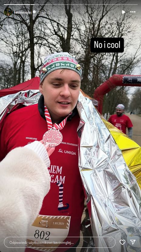 Kevin Mglej wziął udział w biegu charytatywnym