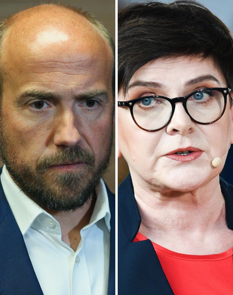 Borys Budka i Beata Szydło