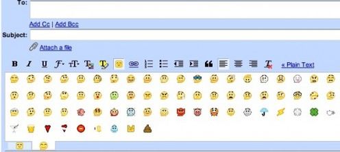 Gmail wprowadza obsługę... emotikonek 1