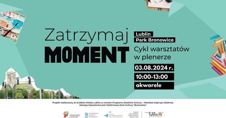 Plenerowe warsztaty akwareli w Parku Bronowice: „Zatrzymaj moment”