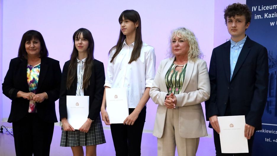 Oto laureaci olimpiad i konkursów przedmiotowych w Grudziądzu
