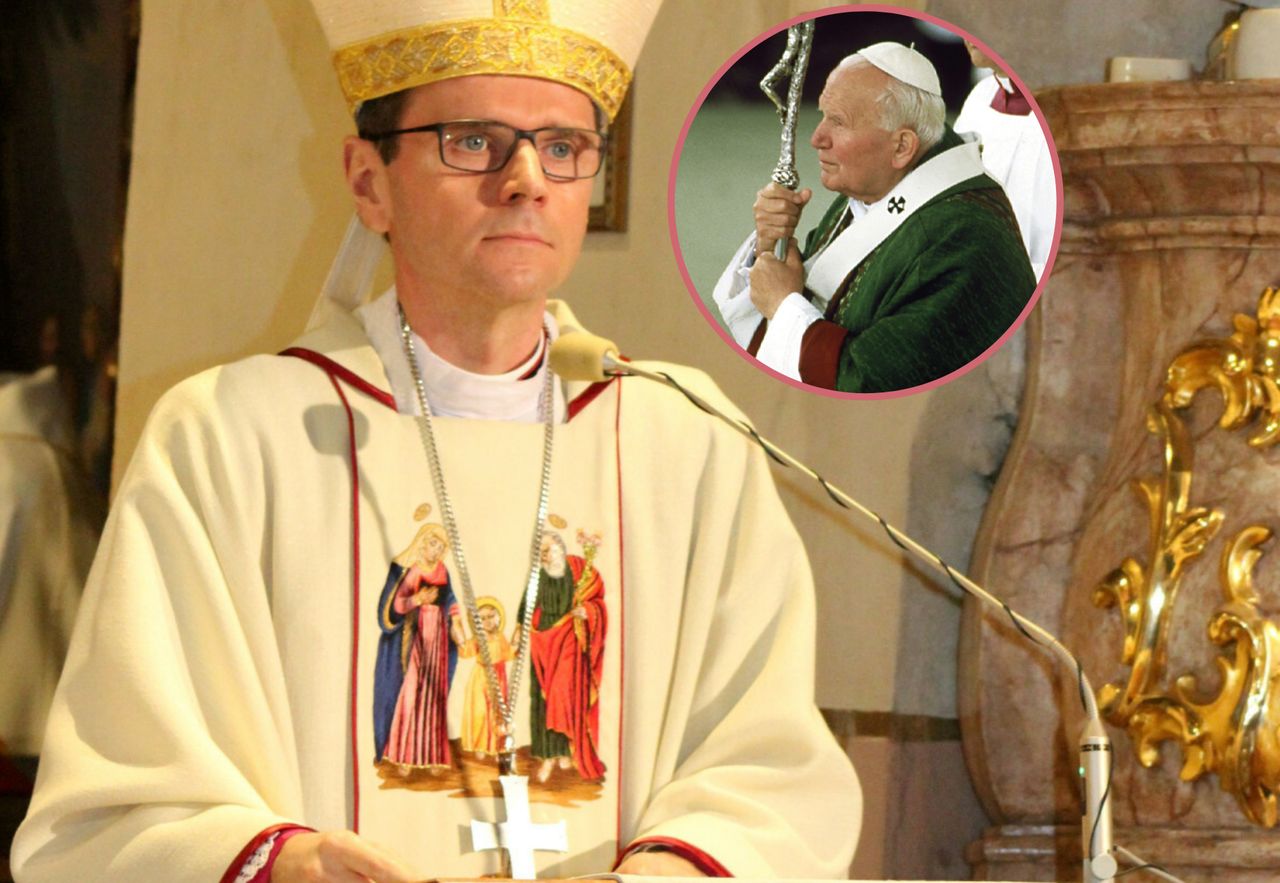 Biskup Mirosław Milewski broni papieża Jana Pawła II