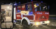 Pożar w Strudze. Zapaliły się trociny w piecu, na miejscu 22 strażaków