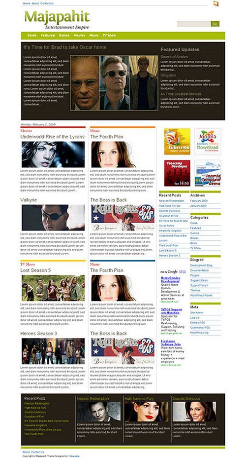 41 pięknych szablonów do Wordpressa 18