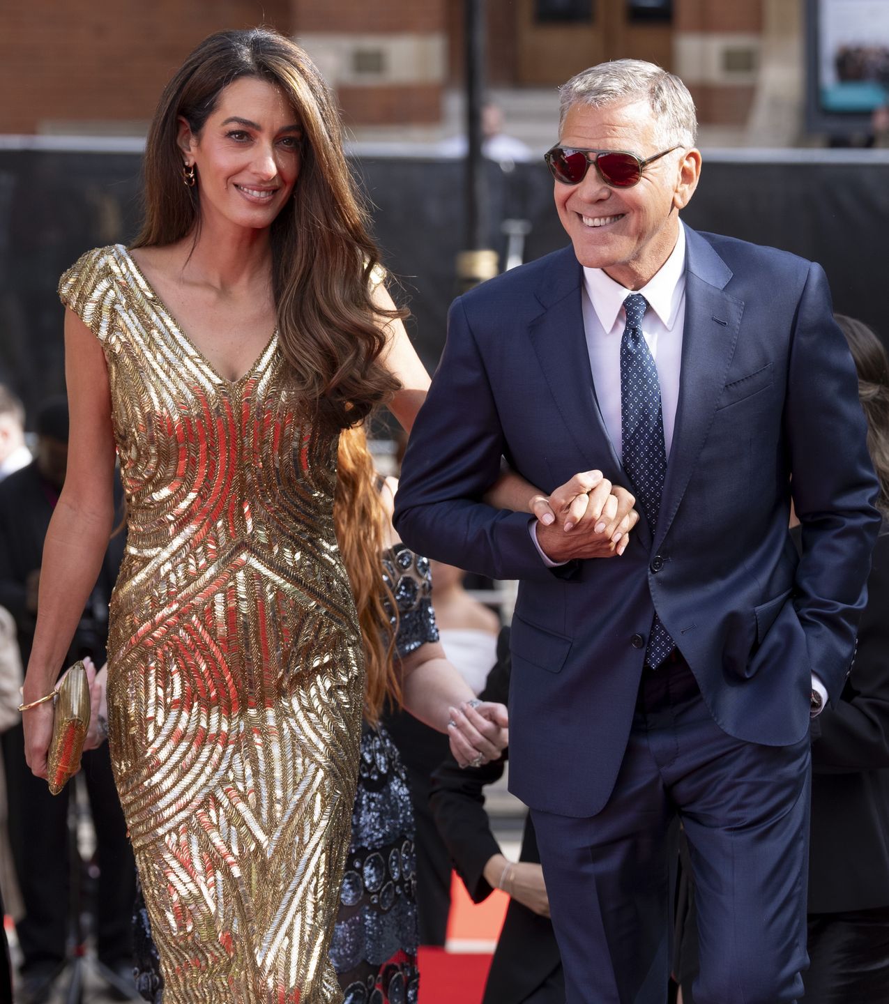 George i Amal Clooneyowie brylują na gali u króla Karola 