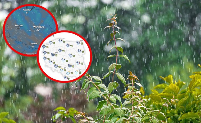 W prognozach deszcz i grad. W tych rejonach parasole będą konieczne