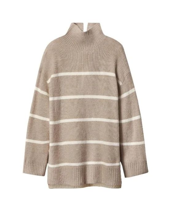 Stylowy sweter w paski z Lidla