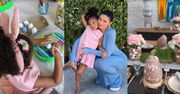 Kylie Jenner chwali się wystawnym przyjęciem wielkanocnym i "przypadkowo" pokazuje zdjęcie Z SYNEM (FOTO)
